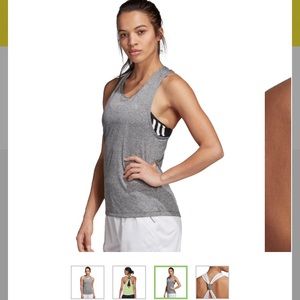 Adidas club tie gray tank